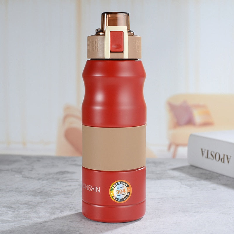 500ml/680ml Double Stainless Steel Sport Vacuum Flask Portable Outdoor Climbing Thermal Bottle Coffee Tea Insulation Cup