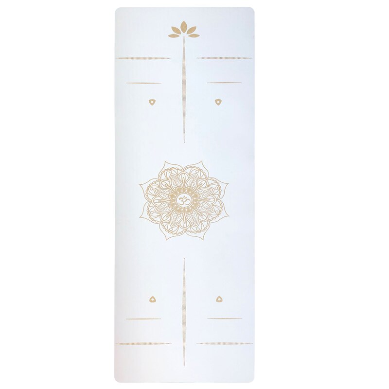 New Listing TPE 6MM Yoga Mats Fitness Non-slip Losing weight Sports Mat Pad Hot Stamping Position Line Gym Equipment For Home