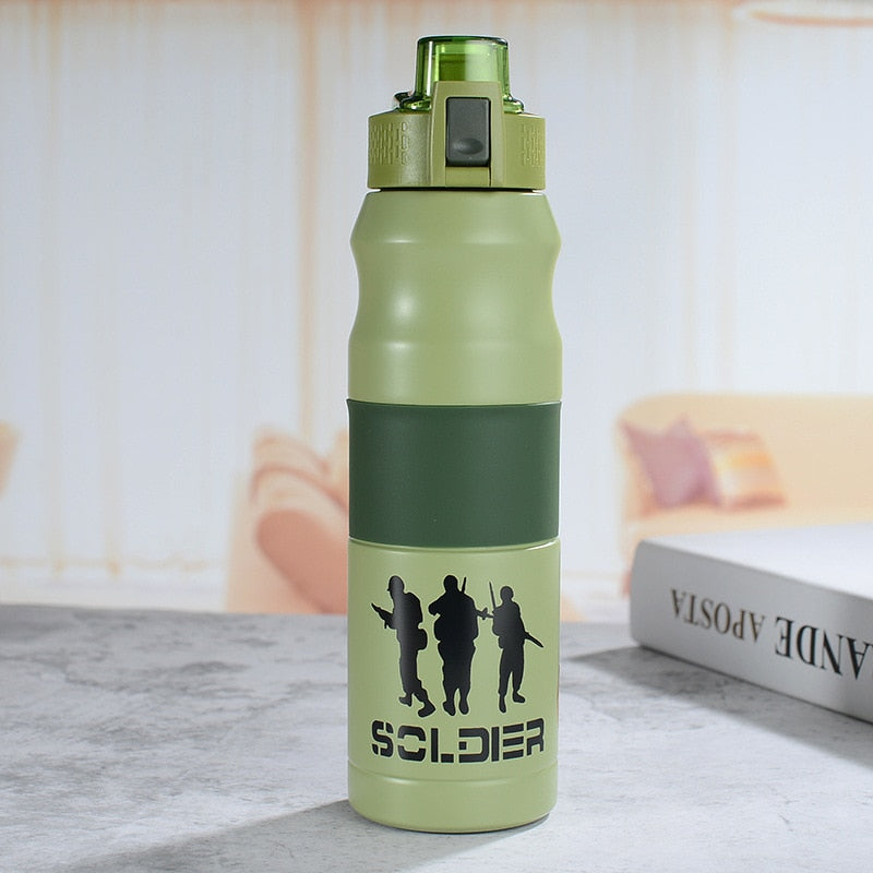 500ml/680ml Double Stainless Steel Sport Vacuum Flask Portable Outdoor Climbing Thermal Bottle Coffee Tea Insulation Cup