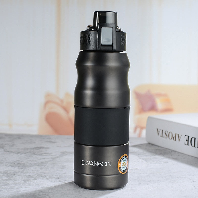 500ml/680ml Double Stainless Steel Sport Vacuum Flask Portable Outdoor Climbing Thermal Bottle Coffee Tea Insulation Cup