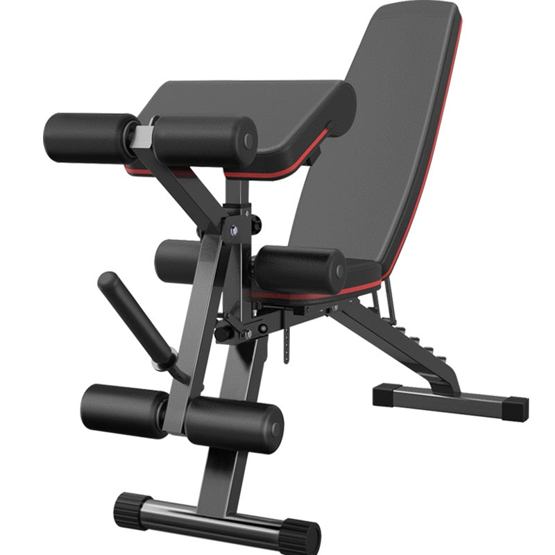 Home Fitness Equipment Dumbbell Chair Height Adjustable Large Backrest Strong Load-Bearing Bird Stool