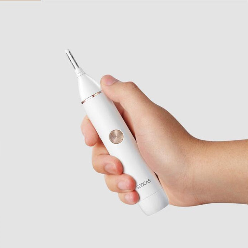 SOOCAS N1 Nose Hair Trimmer Electric Ear Hair Removal Shaver Blade Waterproof Cordless Razor Safty for Men