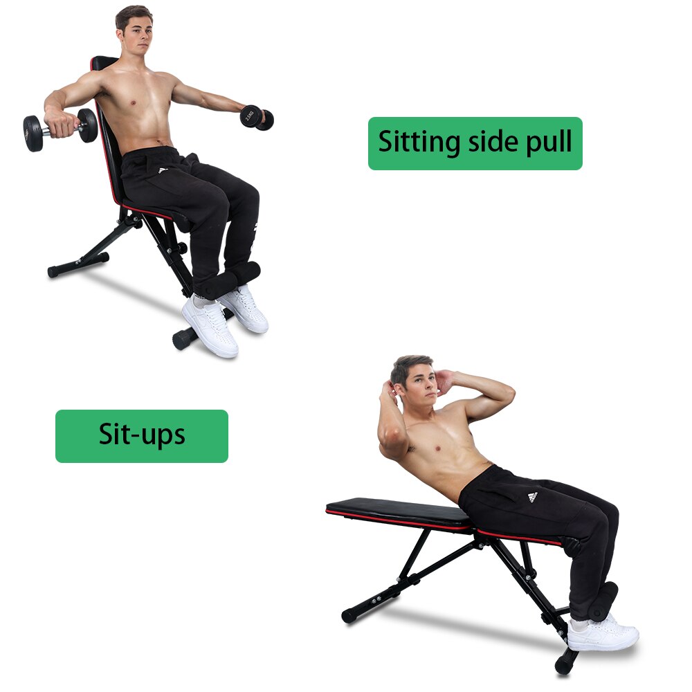 OneTwoFit Muscle Bench Dumbbell Bench Press Gym Multifunction Abdominal Workout Bench Weight Fitness Equipment for Home Exercise