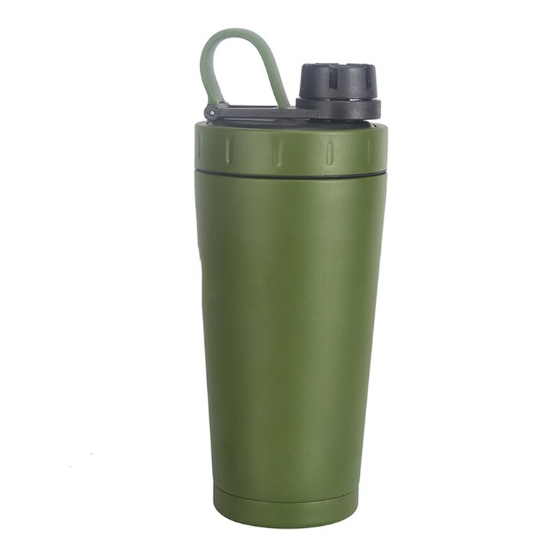 700ML Creative Stainless Steel Protein Shaker Shake Milkshake Mixing Cup Outdoor Sports Fitness Shake Cup Sport Bottle BPA Free
