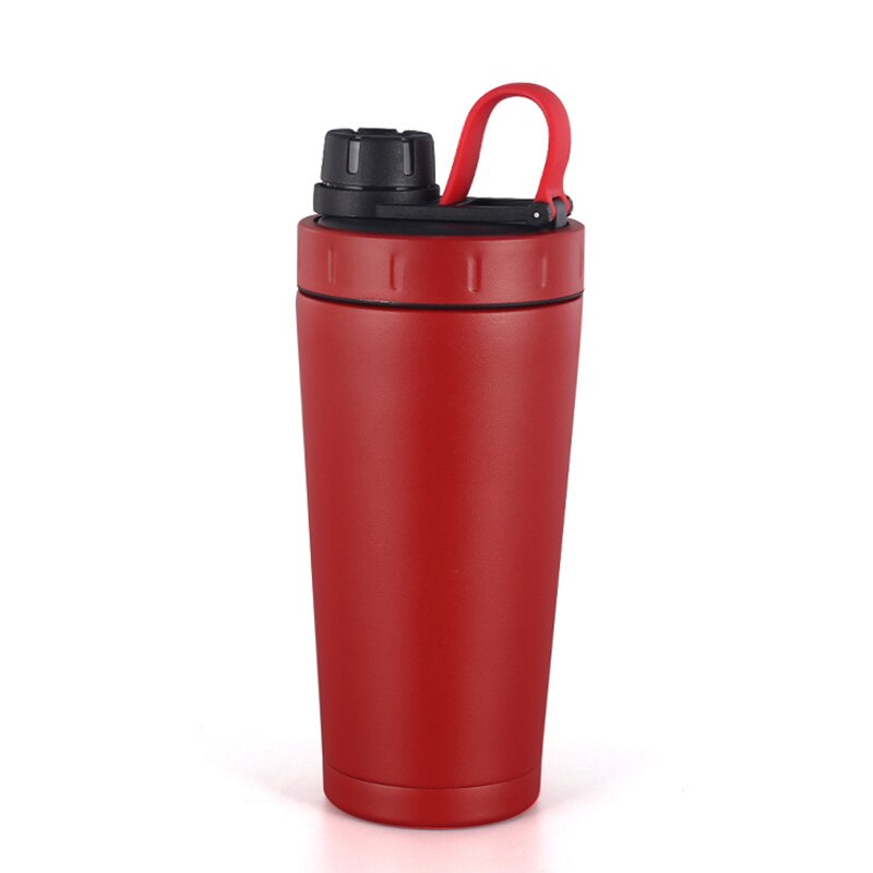700ML Creative Stainless Steel Protein Shaker Shake Milkshake Mixing Cup Outdoor Sports Fitness Shake Cup Sport Bottle BPA Free