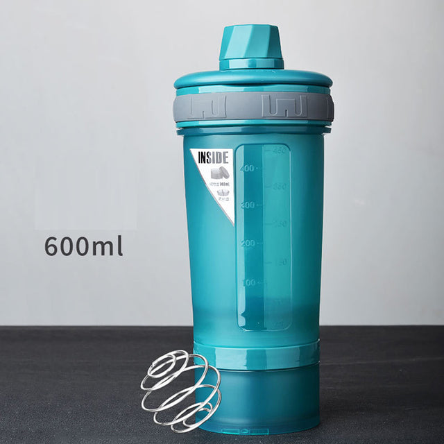 1PC Classic Shaker Bottle Perfect For Protein Shakes And Pre Workout With Compact New For Outdoor Fitness Running 460ML