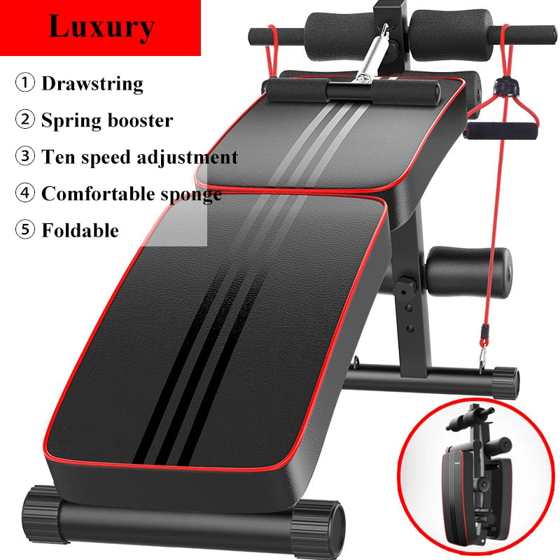 Adjustable Barbell Bench Press Muscles Sitting And Lifting Sit-up Board Incline Flat Decline Workout Chair