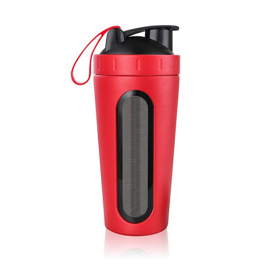 700ML Creative Stainless Steel Protein Shaker Shake Milkshake Mixing Cup Outdoor Sports Fitness Shake Cup Sport Bottle BPA Free