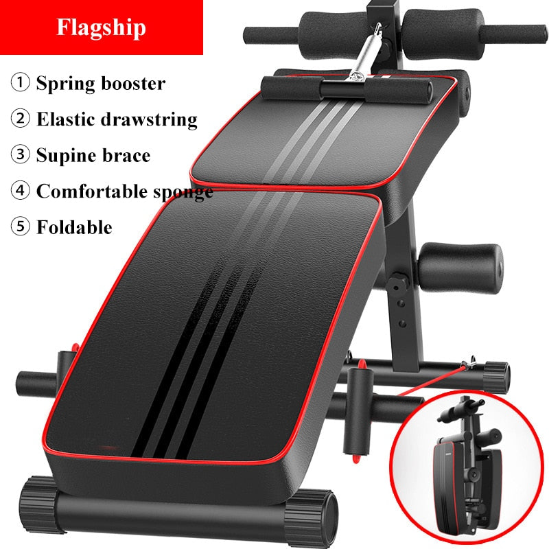 Adjustable Barbell Bench Press Muscles Sitting And Lifting Sit-up Board Incline Flat Decline Workout Chair