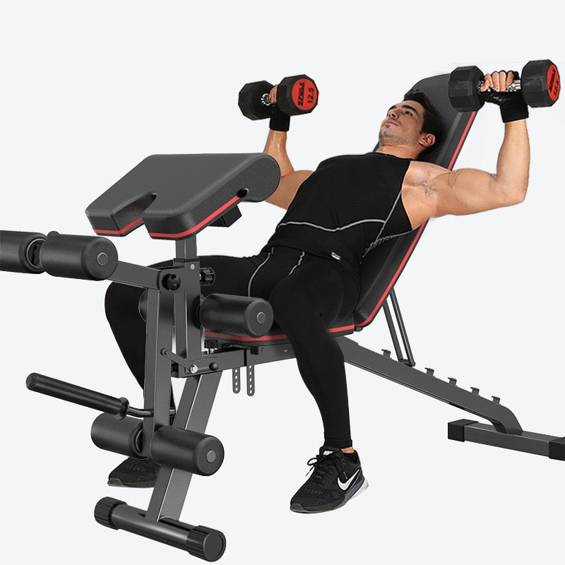 Free Shipping Taxes Included Indoor Sit-Ups Comprehensive Fitness Equipment Sport Chair Waist And Abdomen Dumbbell Bench