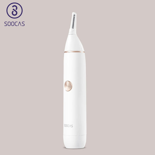 SOOCAS N1 Nose Hair Trimmer Electric Ear Hair Removal Shaver Blade Waterproof Cordless Razor Safty for Men