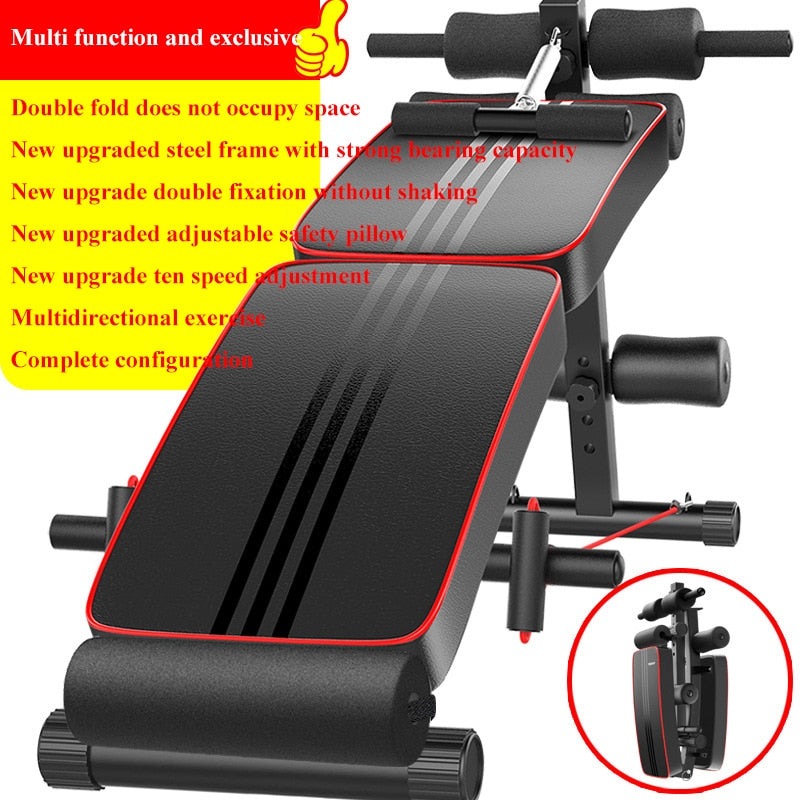 Adjustable Barbell Bench Press Muscles Sitting And Lifting Sit-up Board Incline Flat Decline Workout Chair