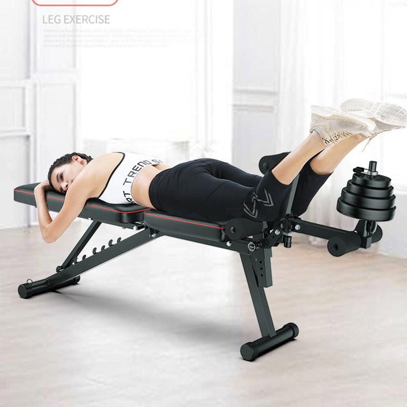 Adjustable Barbell Bench Press Muscles Sitting And Lifting Sit-up Board Incline Flat Decline Workout Chair