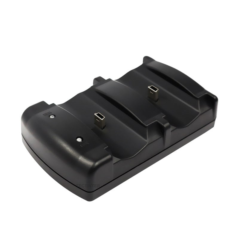 Dual Charger For PS3 Charging Dock Stand + USB Cable For Sony PlayStation 3 Controller Console Free Shipping