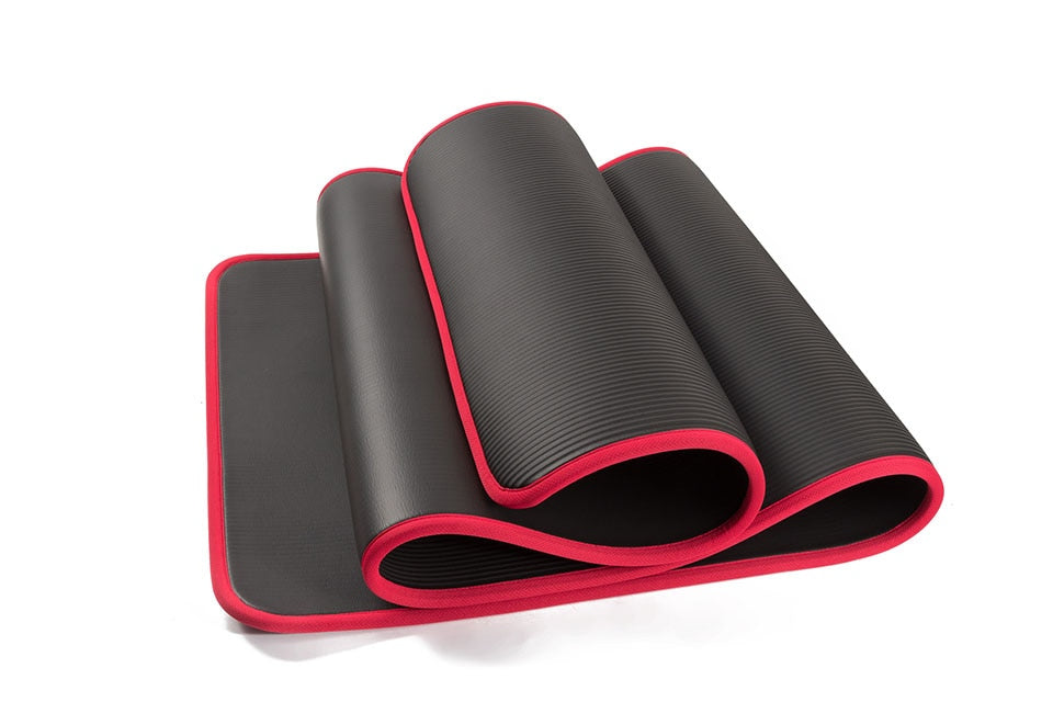 10MM Extra Thick Yoga Mats Non-slip NRB Exercise Mat with Bandages