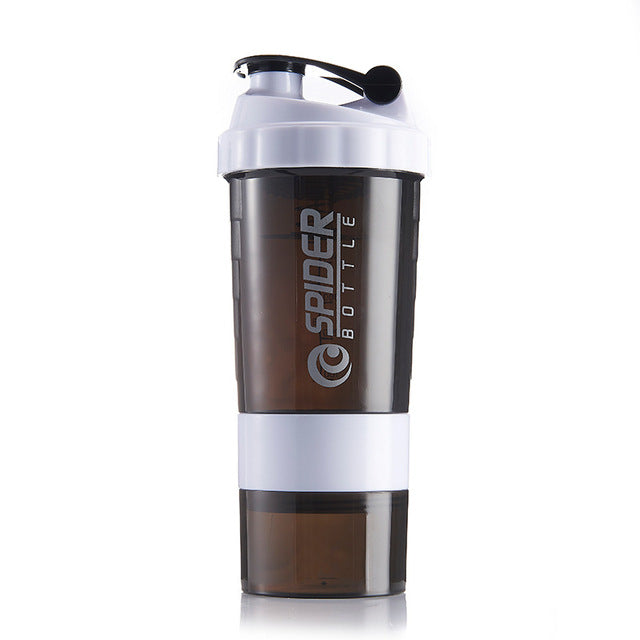 New 500ml Plastic Shaker Bottle Cup Protein Sport Gym Protein Powder Shaker Mixer Cup Sports Water Bottle Drinkware BPA FRE