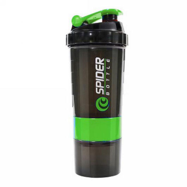 New 500ml Plastic Shaker Bottle Cup Protein Sport Gym Protein Powder Shaker Mixer Cup Sports Water Bottle Drinkware BPA FRE