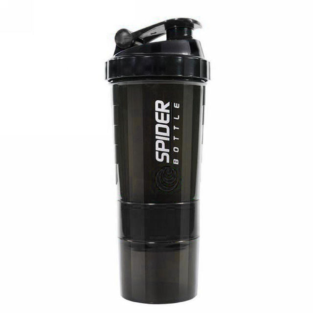 New 500ml Plastic Shaker Bottle Cup Protein Sport Gym Protein Powder Shaker Mixer Cup Sports Water Bottle Drinkware BPA FRE